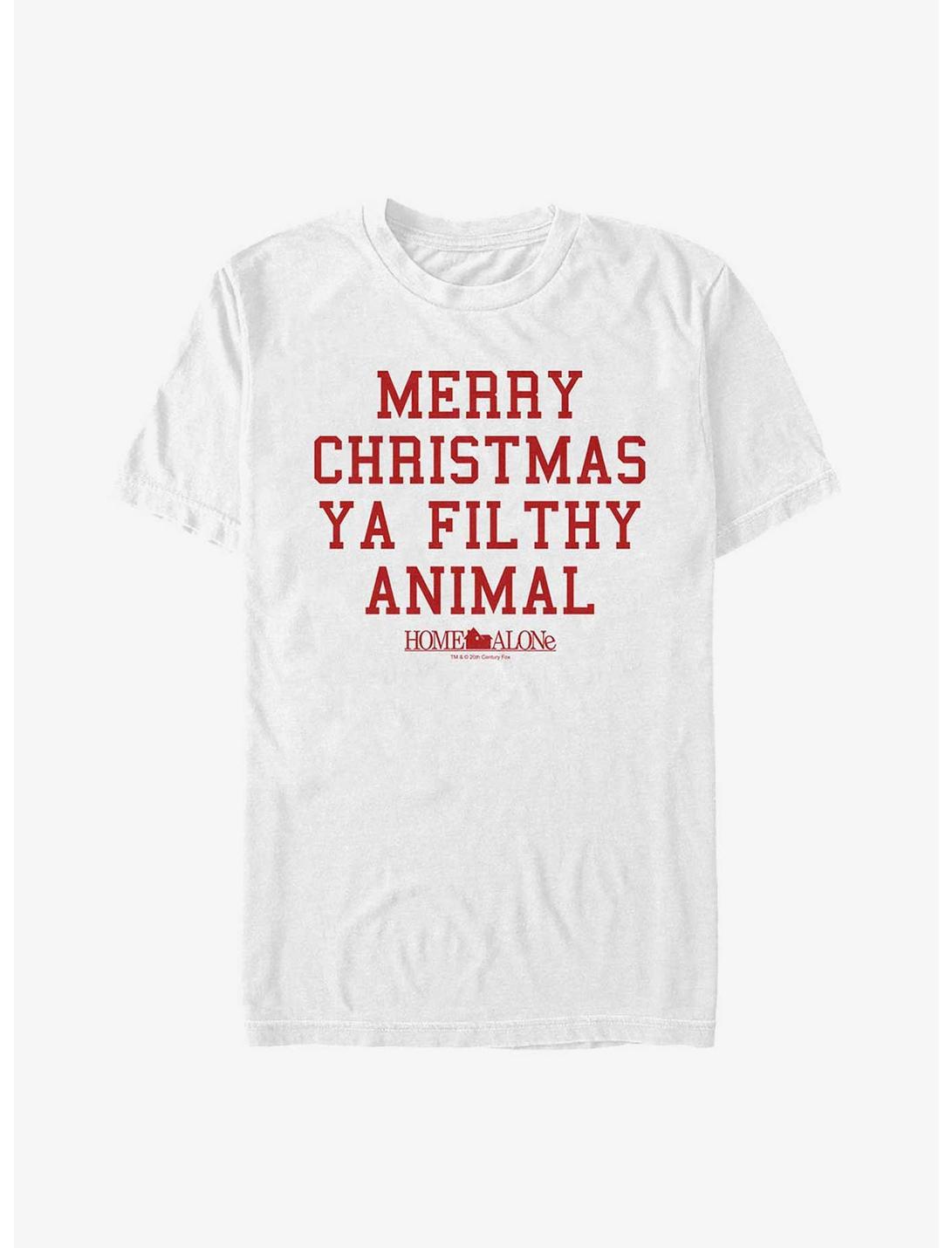 Home Alone Merry Christmas Ya Filthy Animal T-Shirt, WHITE, hi-res