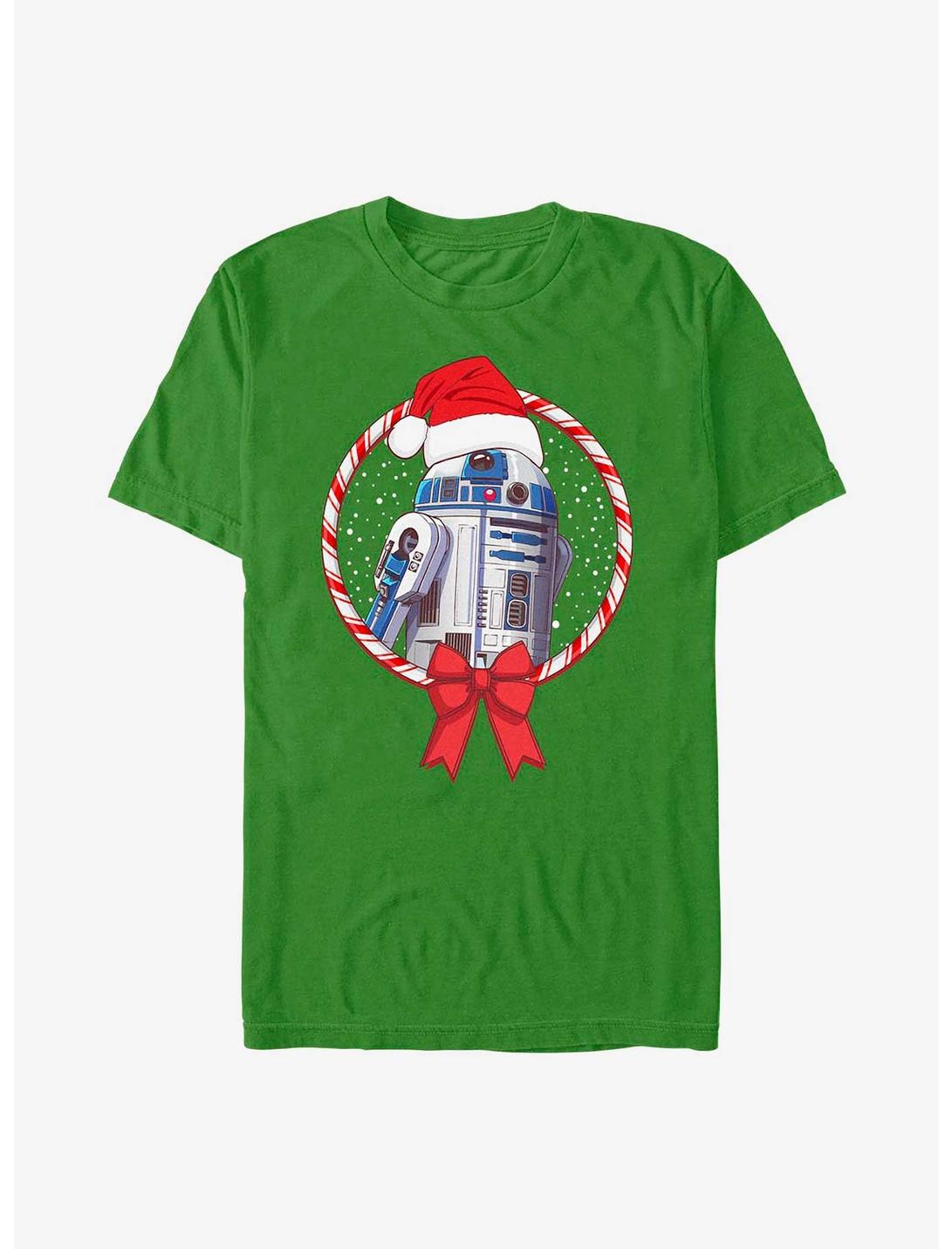 Star Wars R2-D2 Candy Cane T-Shirt, KELLY, hi-res
