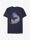 Star Wars Darth Vader Sleigh Ride T-Shirt, NAVY, hi-res