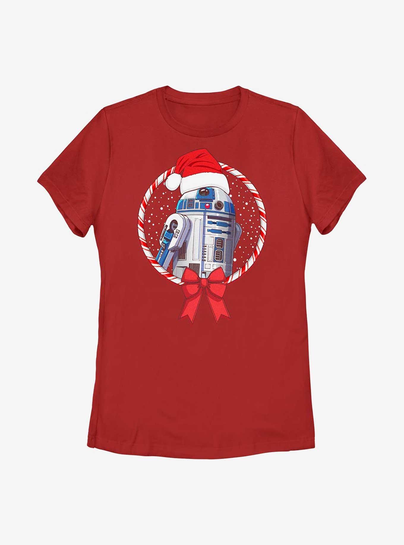 Star Wars R2-D2 Candy Cane Womens T-Shirt, , hi-res