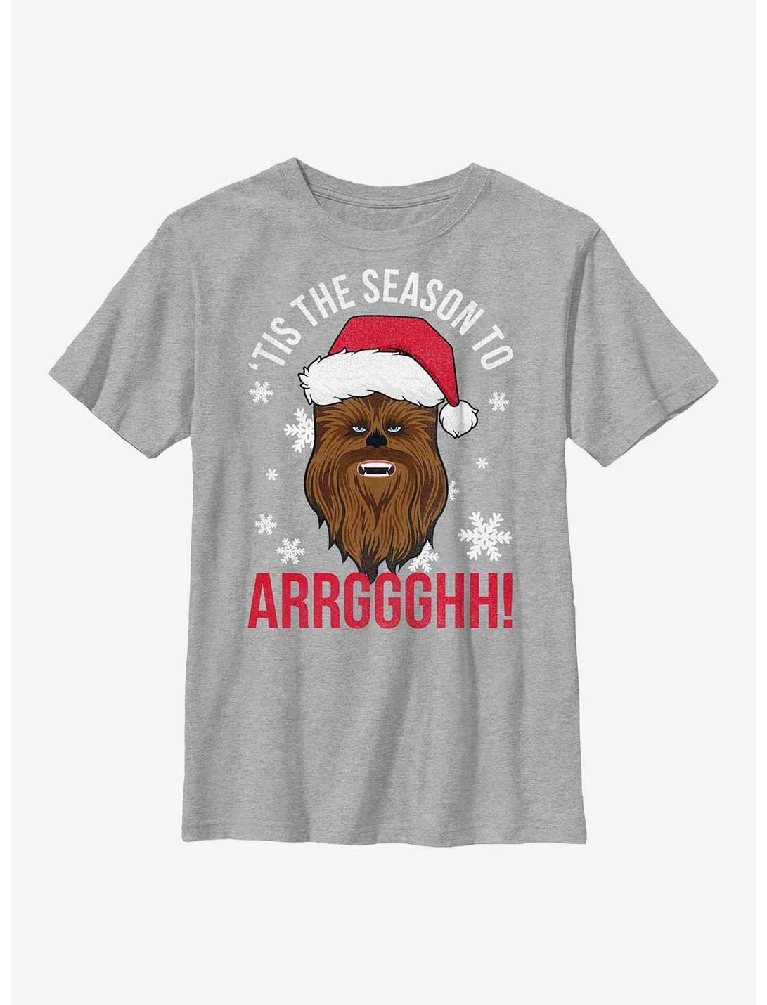 Star Wars 'Tis The Season To ARRGGHH! Youth T-Shirt, ATH HTR, hi-res