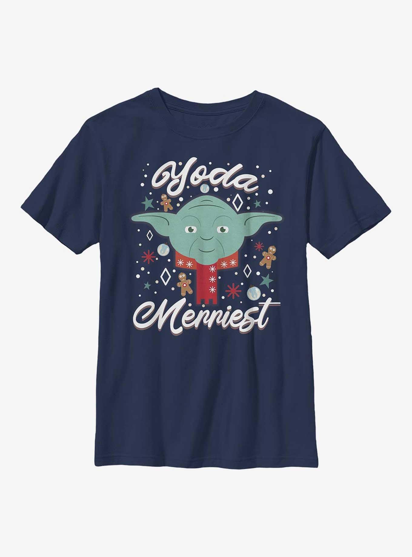 Star Wars Yoda Merriest Youth T-Shirt, , hi-res