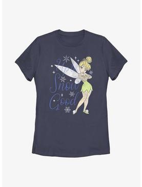 Disney Tinkerbell Up To Snow Good Womens T-Shirt, NAVY, hi-res