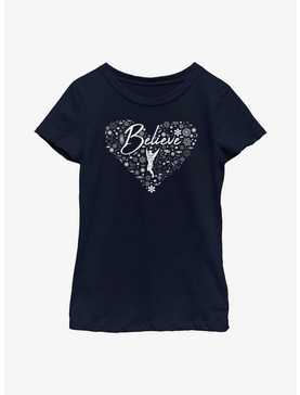 Disney Tinkerbell Believe Winter Fill Youth Girls T-Shirt, , hi-res