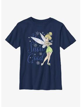 Disney Tinkerbell Up To Snow Good Youth T-Shirt, NAVY, hi-res
