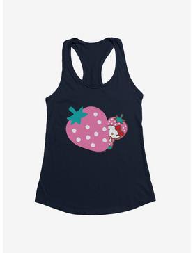 Hello Kitty Five A Day Pink Strawberry Girls Tank, , hi-res