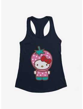 Hello Kitty Five A Day Strawberry Hat Girls Tank, , hi-res