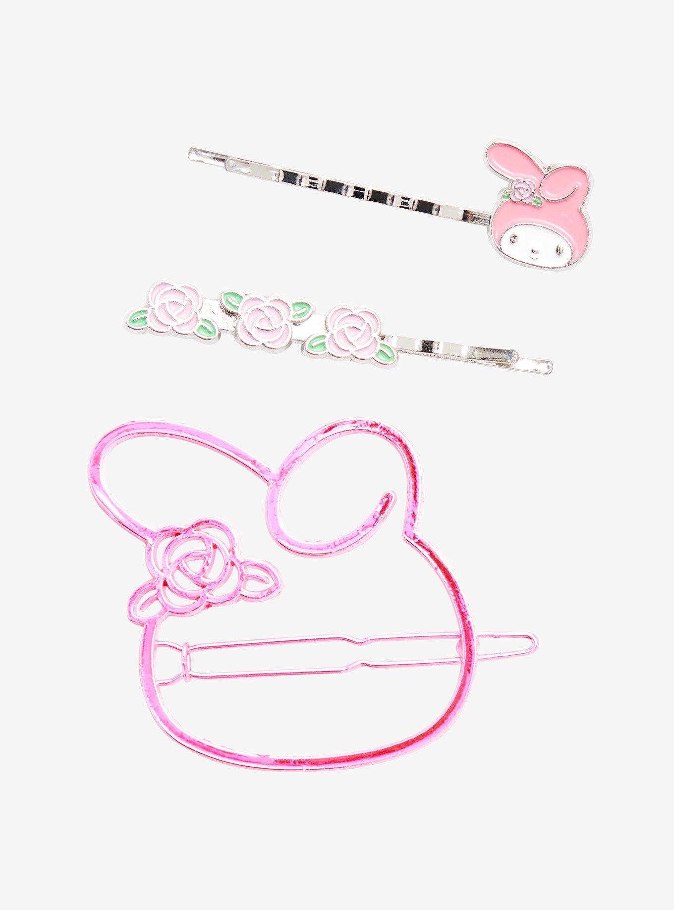 Sanrio My Melody Floral Hair Clip Set - BoxLunch Exclusive, , hi-res