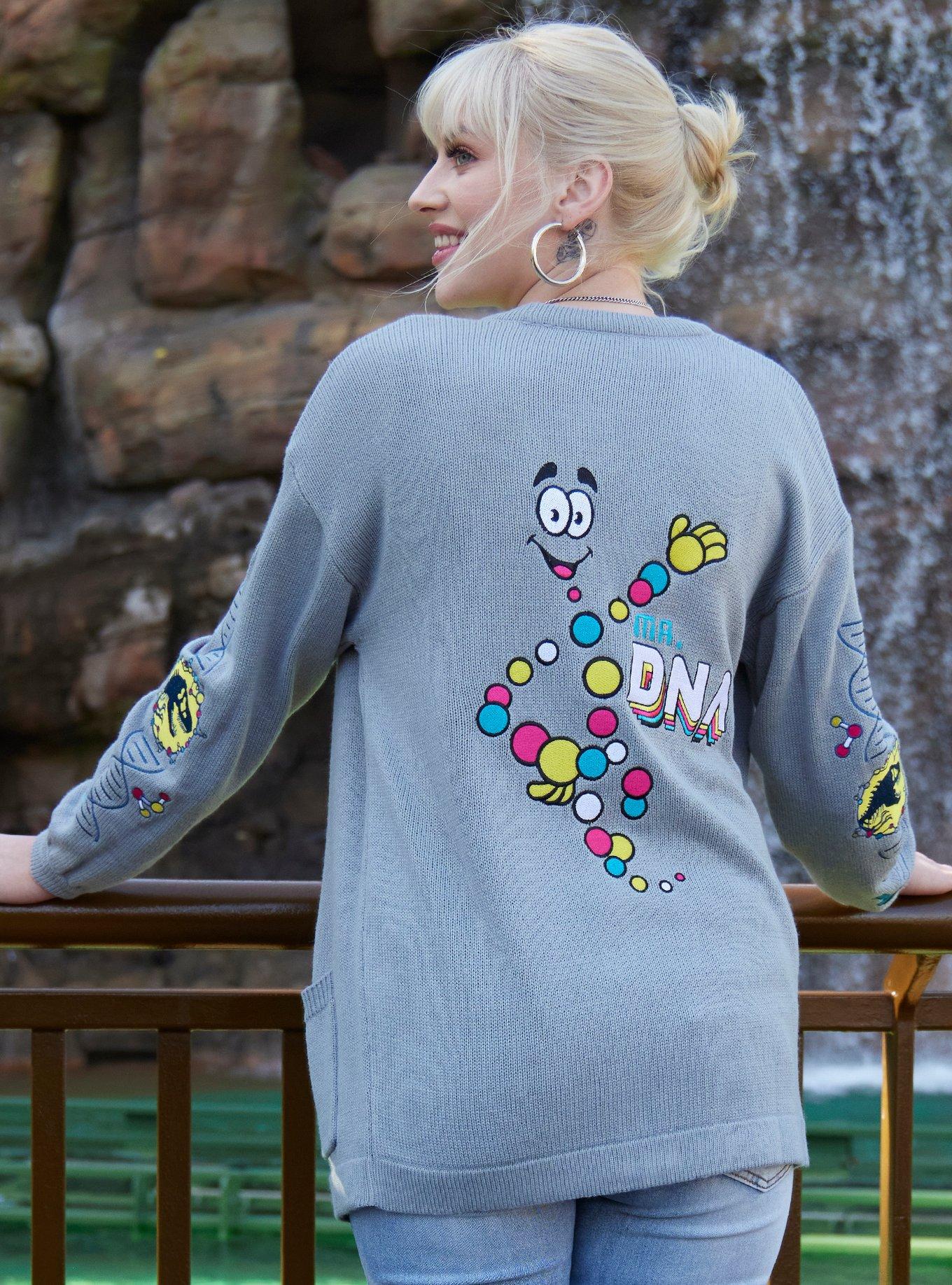 Her Universe Jurassic World Mr. DNA Open Cardigan, MULTI, hi-res