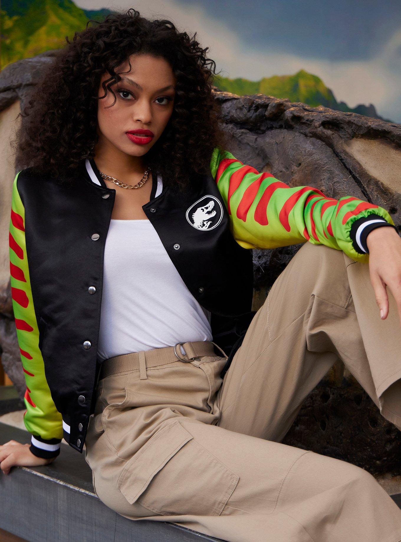 Her Universe Jurassic World Jeep Bomber Jacket | Her Universe