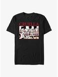 Disney 101 Dalmatians Cruella Expressions T-Shirt, BLACK, hi-res
