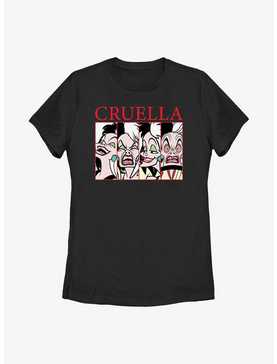 Disney 101 Dalmatians Cruella Expressions Womens T-Shirt, , hi-res