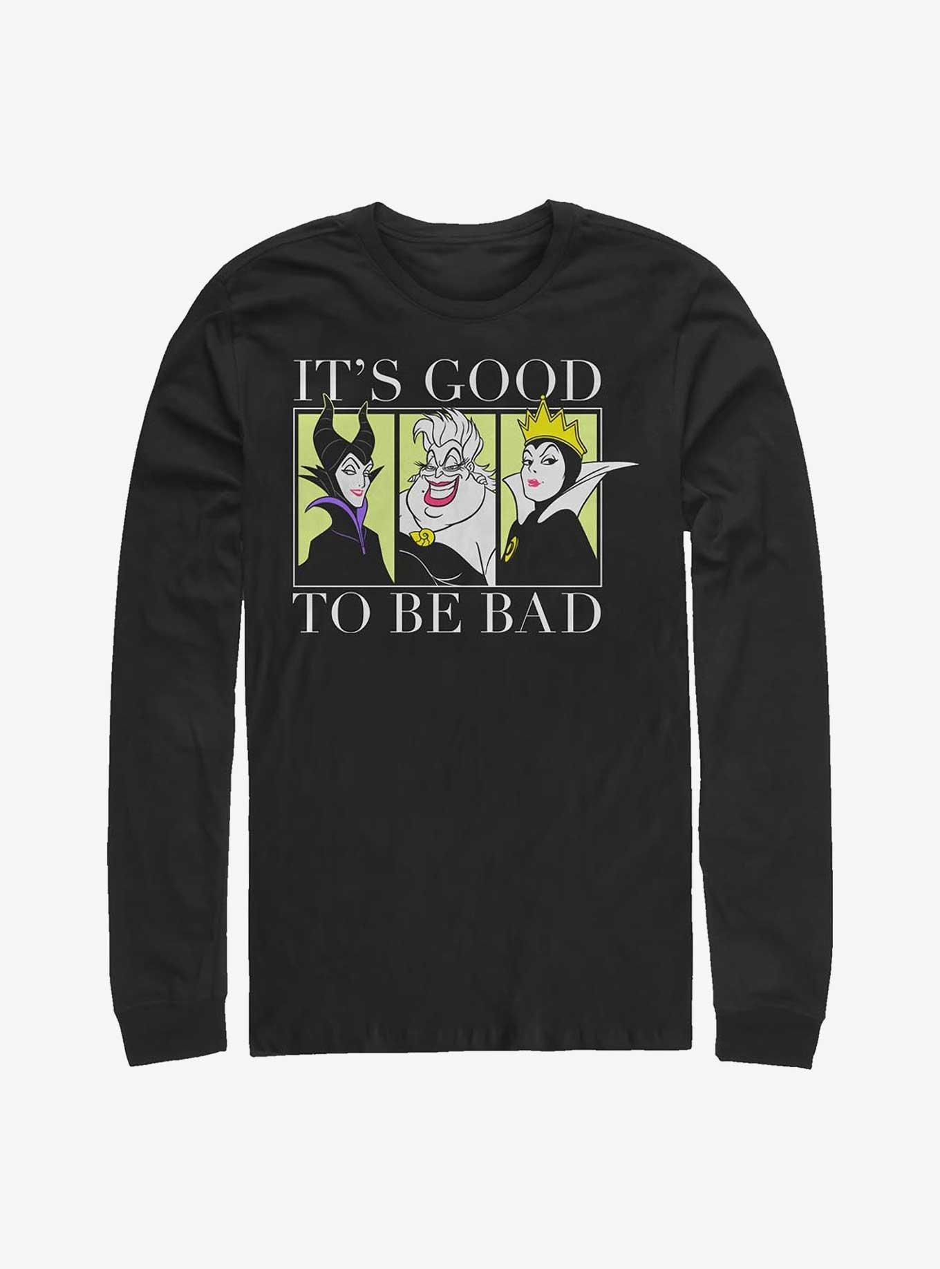 Disney Villains Good To Be Bad Long-Sleeve T-Shirt, , hi-res