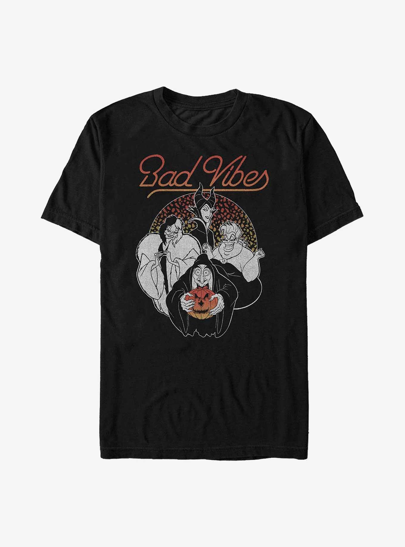 Disney Villains Bad Vibes T-Shirt, BLACK, hi-res