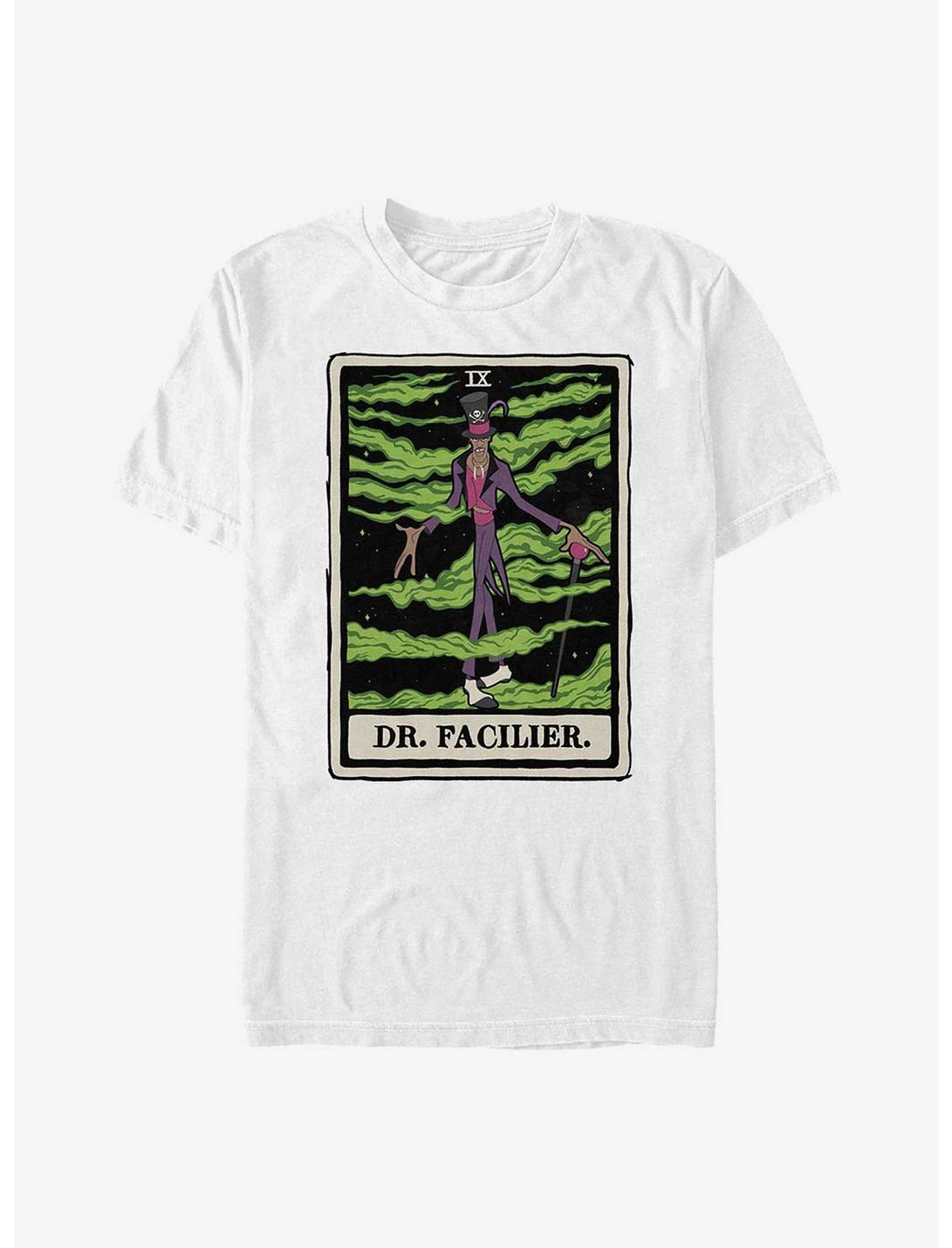 Disney The Princesss And The Frog Doctor Facilier Tarot Card T-Shirt, WHITE, hi-res
