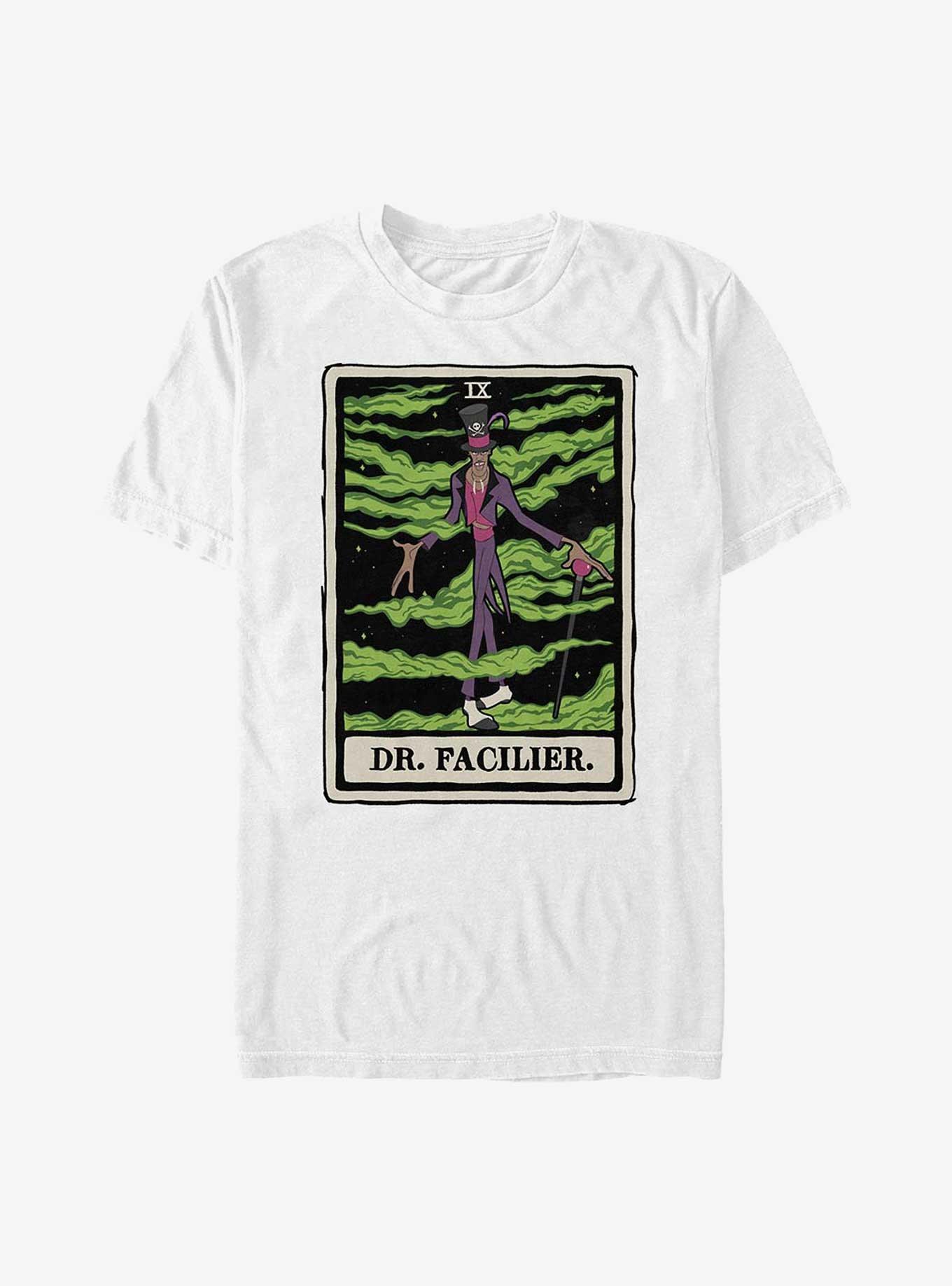Disney The Princesss And The Frog Doctor Facilier Tarot Card T-Shirt, WHITE, hi-res