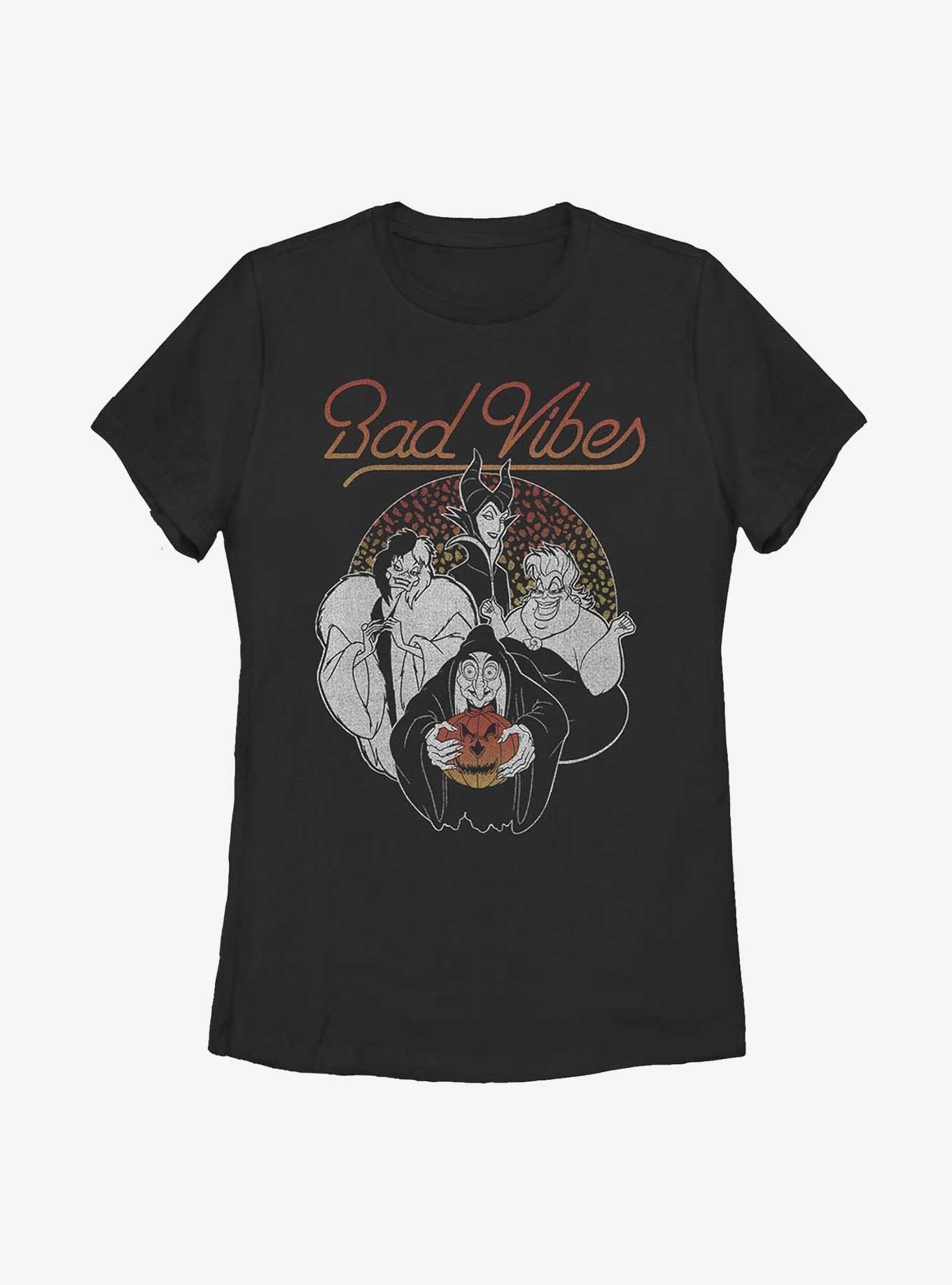 Disney Villains Bad Vibes Womens T-Shirt, , hi-res