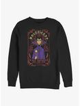 Disney Sleeping Beauty Maleficent Rock Poster Sweatshirt, BLACK, hi-res