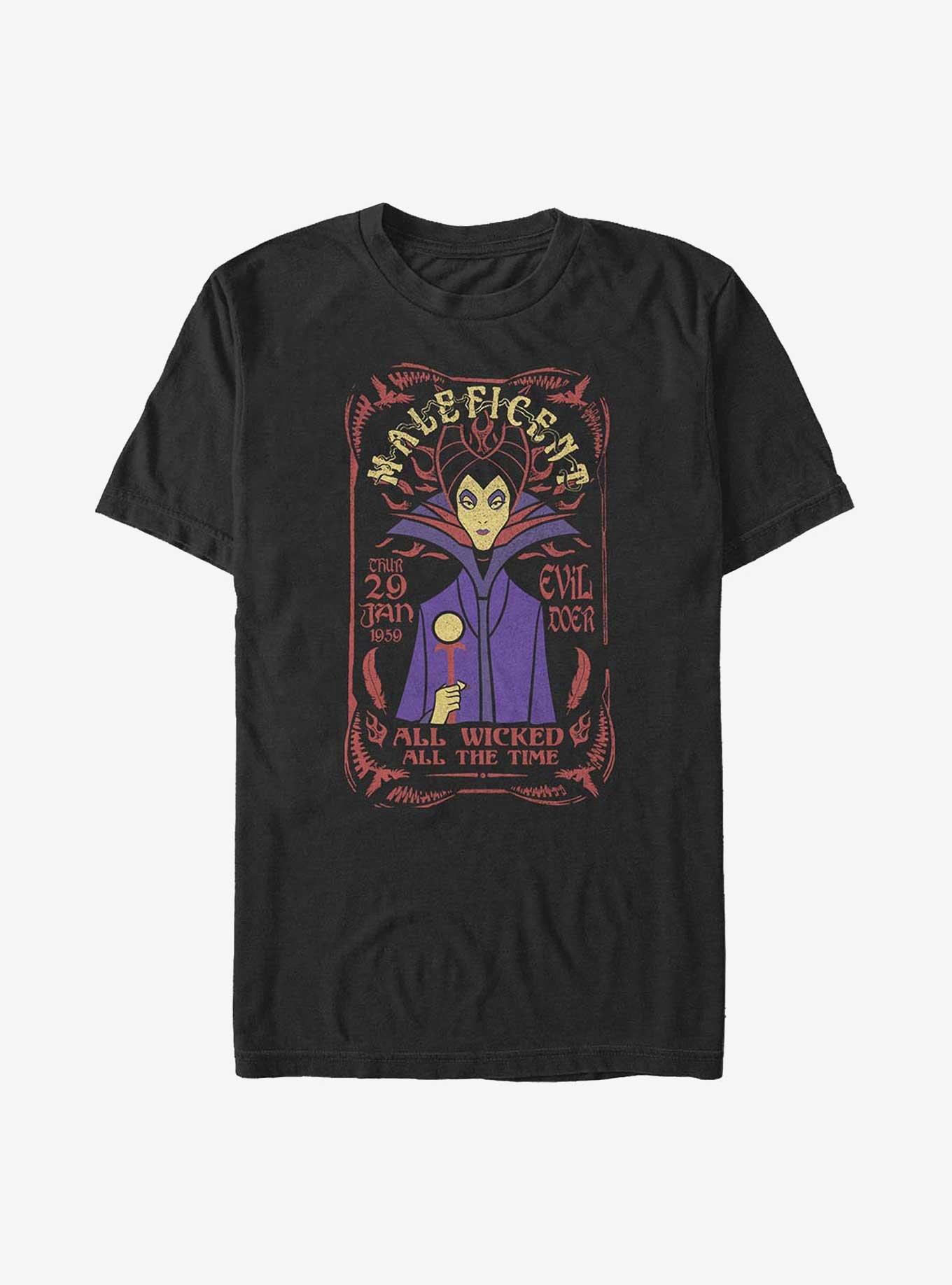 Disney Sleeping Beauty Maleficent Rock Poster T-Shirt, , hi-res