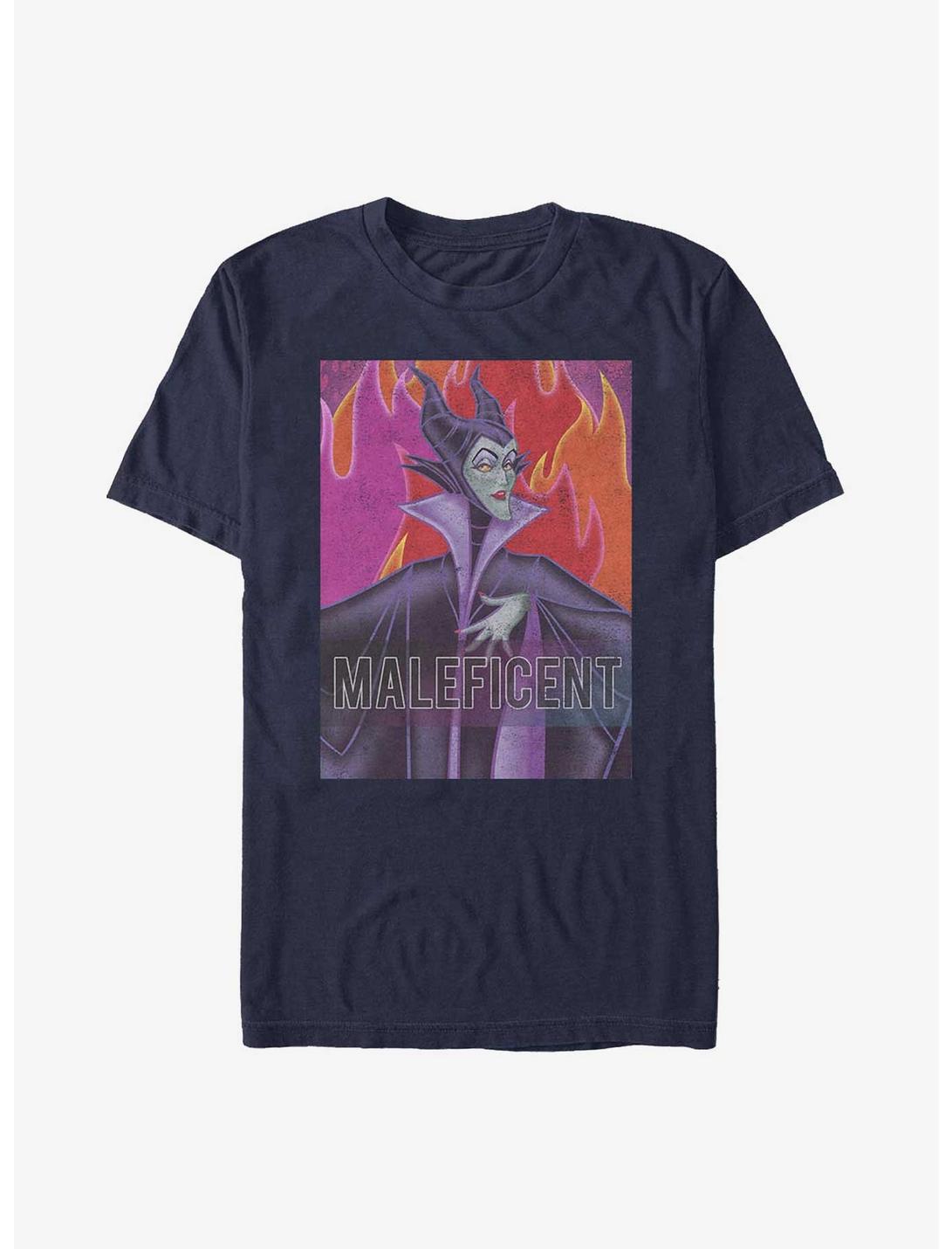 Disney Sleeping Beauty Maleficent Flame T-Shirt, NAVY, hi-res