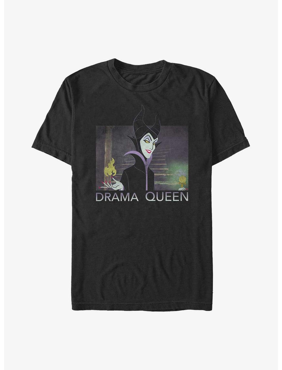 Disney Sleeping Beauty Maleficent Drama Queen T-Shirt, BLACK, hi-res