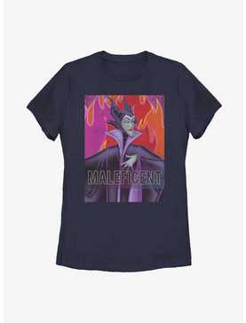 Disney Sleeping Beauty Maleficent Flame Womens T-Shirt, NAVY, hi-res