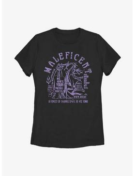 Disney Sleeping Beauty Maleficent Verbiage Womens T-Shirt, , hi-res