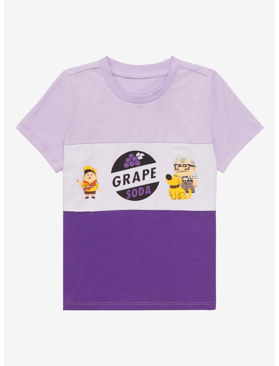 Disney Parks Pixar  Up Grape Soda Bottle Cap  T-Shirt  Girls Small  New W Tag 