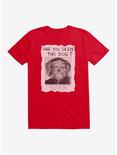 Doctor Who Missing Dog T-Shirt, RED, hi-res