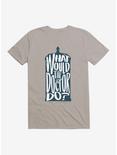 Doctor Who What Would The Doctor Do T-Shirt, LIGHT GREY, hi-res