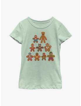 Marvel Gingerbread Cookie Tree Youth Girls T-Shirt, , hi-res