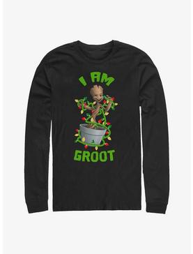 Marvel Guardians Of The Galaxy Holiday Groot Long-Sleeve T-Shirt, , hi-res