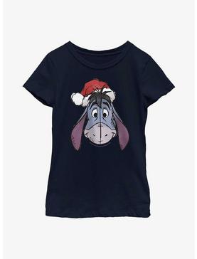 Disney Winnie The Pooh Santa Eeyore Youth Girls T-Shirt, , hi-res