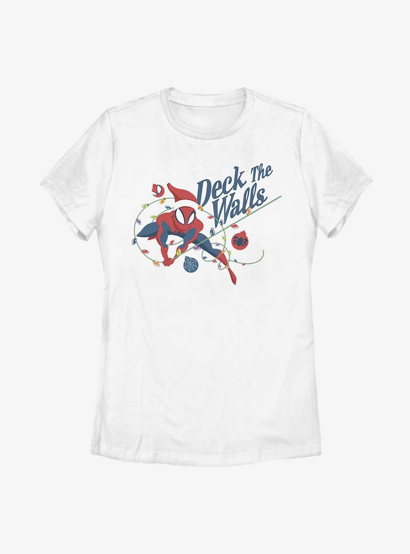 Marvel Spider-Man Deck The Walls Womens T-Shirt, WHITE, hi-res