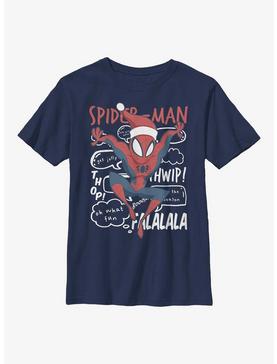 Marvel Spider-Man Carolling Spidey Youth T-Shirt, , hi-res