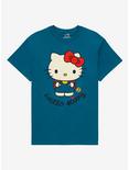 Sanrio Hello Kitty Don’t Follow Me Women’s T-Shirt - BoxLunch Exclusive, TEAL, hi-res
