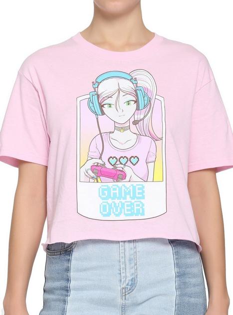 トップス melt the lady cropped game T-shirt melt the lady cropped game T-shirt トップス