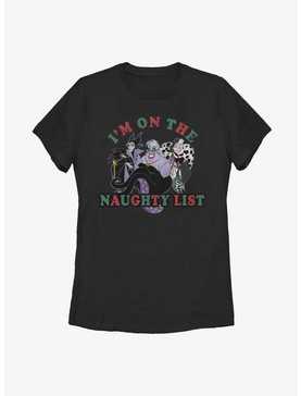 Disney Villains Naughty List Womens T-Shirt, , hi-res