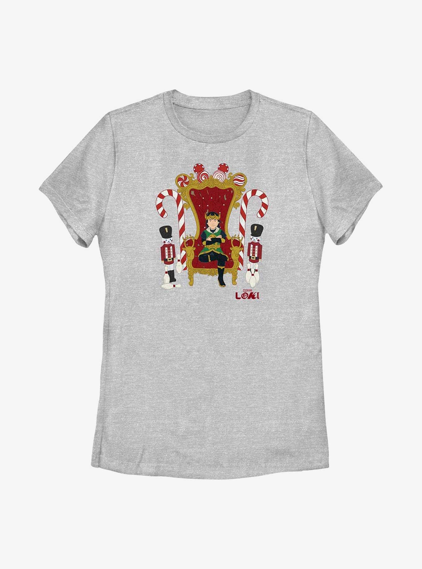 Marvel Loki Kid Loki Christmas Womens T-Shirt, ATH HTR, hi-res