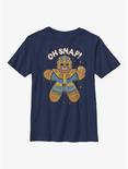 Marvel Thanos Gingerbread Snap Youth T-Shirt, NAVY, hi-res