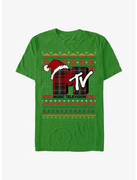 MTV Ugly Sweater Santa Hat T-Shirt, , hi-res