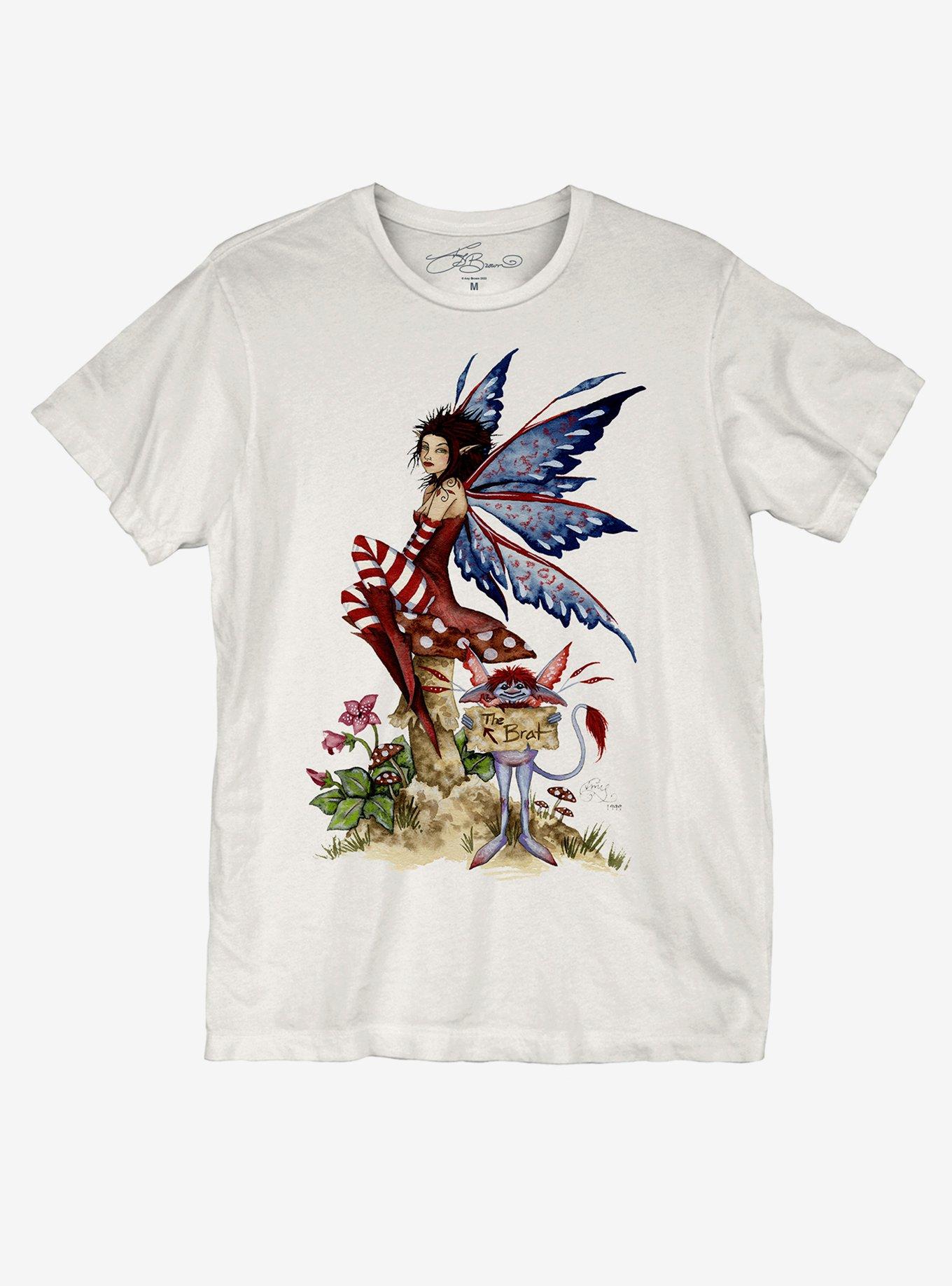 The Brat Boyfriend Fit Girls T-Shirt By Amy Brown, MULTI, hi-res