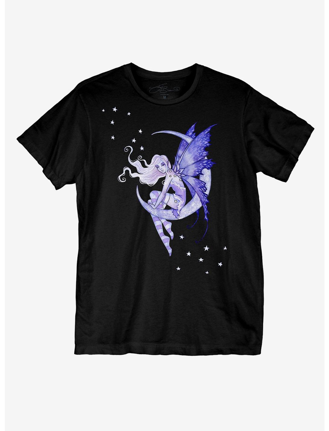 Moon Fairy Boyfriend Fit Girls T-Shirt By Amy Brown, MULTI, hi-res