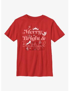 Disney Cinderella Castle Merry, Bright & Beautiful Youth T-Shirt, , hi-res
