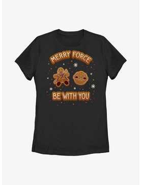 Star Wars The Mandalorian Merry Force Be With You Cookies Womens T-Shirt, , hi-res