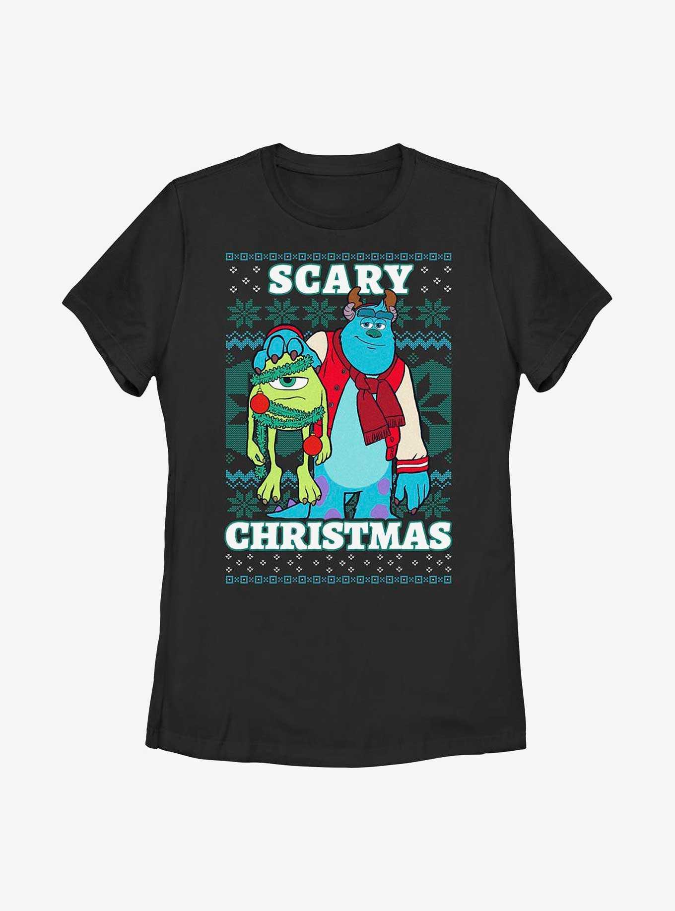 Disney Pixar Monsters, Inc. Scary Christmas Womens T-Shirt, , hi-res