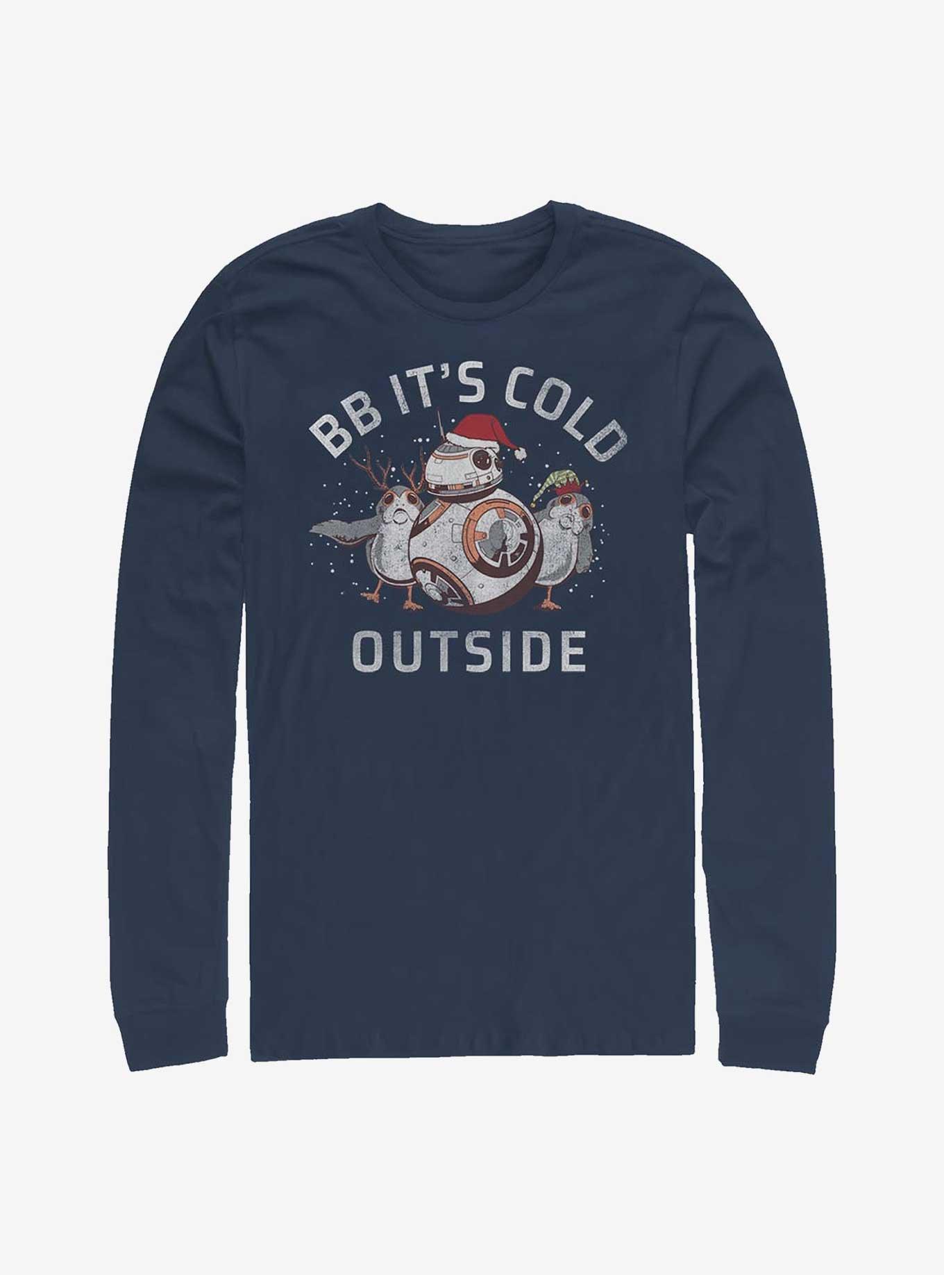 Star Wars BB It's Cold Outside Long-Sleeve T-Shirt, NAVY, hi-res