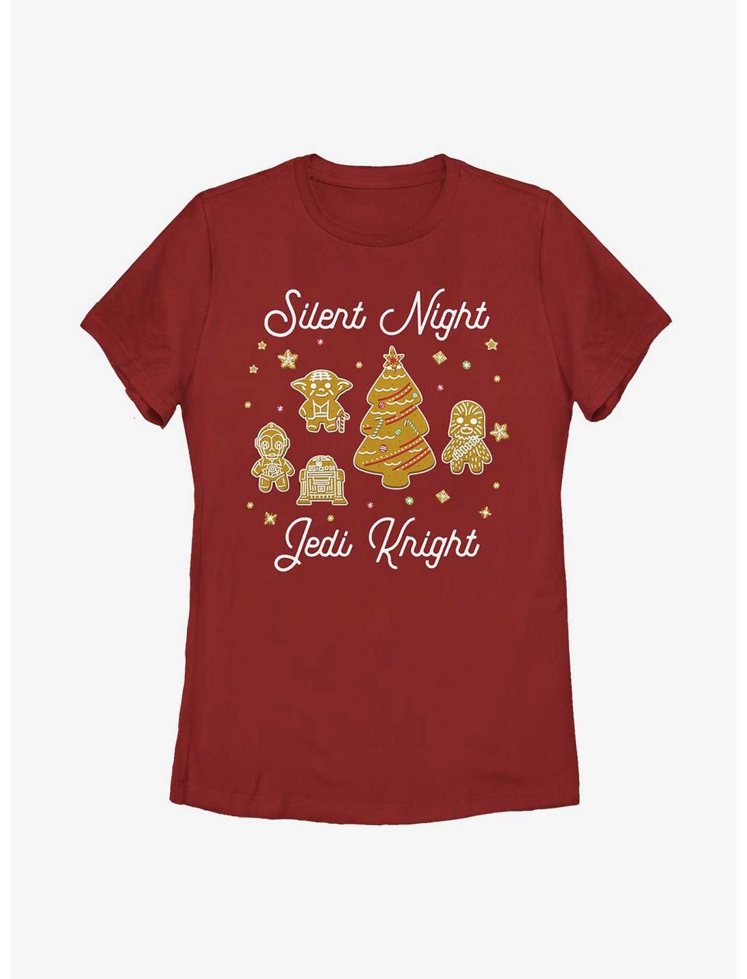 Star Wars Jedi Knight Gingerbread Womens T-Shirt, RED, hi-res