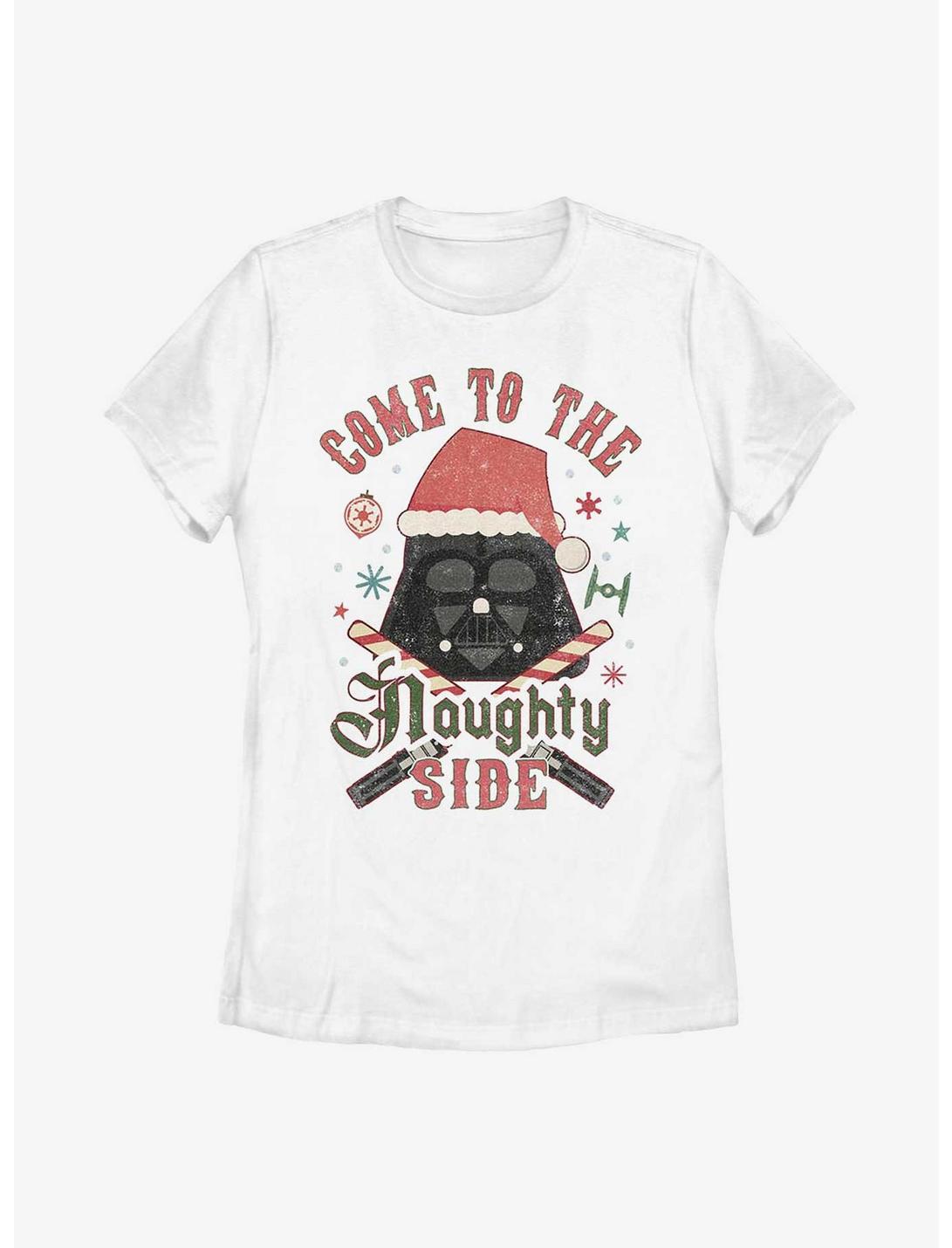 Star Wars Come To The Naughty Side Womens T-Shirt, WHITE, hi-res