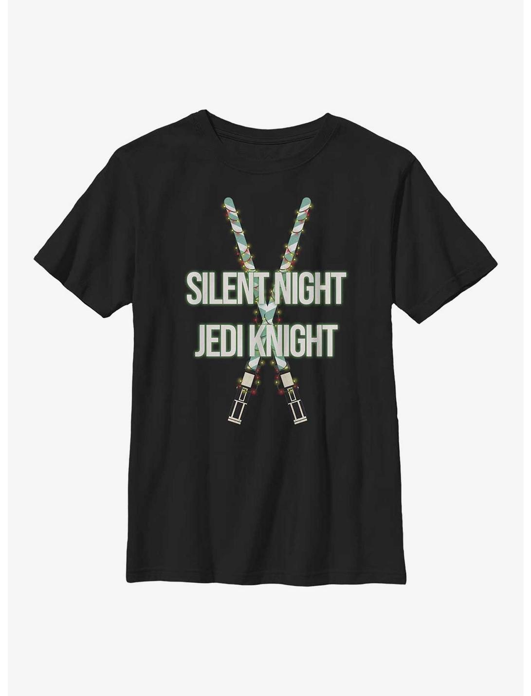 Star Wars Dark Side Carols Youth T-Shirt, BLACK, hi-res